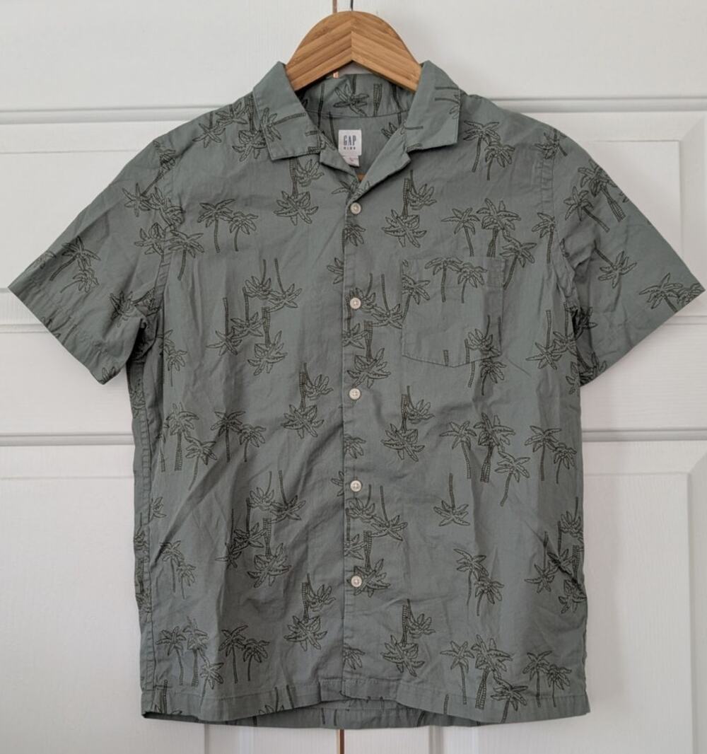 Gap Tropical Palm Tree Shirt